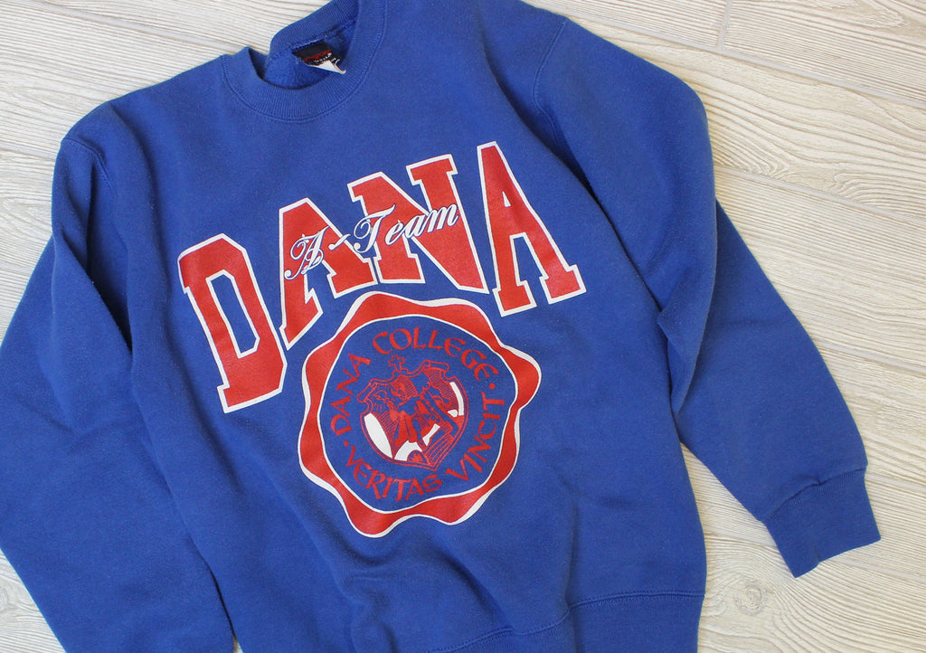 college sweatshirt