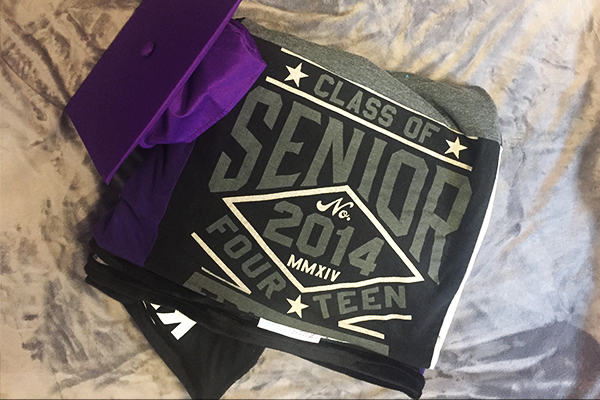 high school graduation t-shirt quilt
