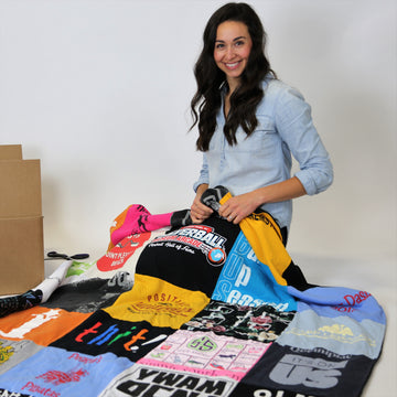 Transform Graduation Shirts into a T-Shirt Blanket