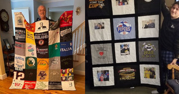 Celebrate Dad with A Memory Quilt that Tells His Story