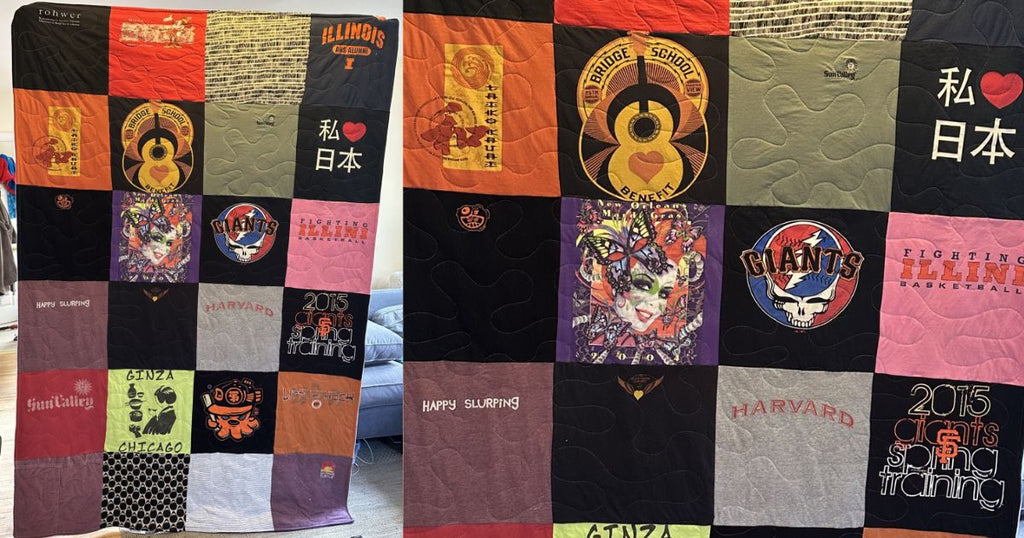 A Parent’s Love Lives Forever: Immortalizing a Close Mother-Daughter Relationship with a Memorial T-Shirt Quilt