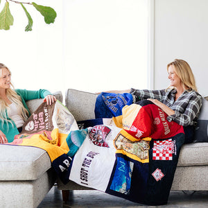 How the Memory Stitch Process Works, From Box of Shirts to Finished Quilt