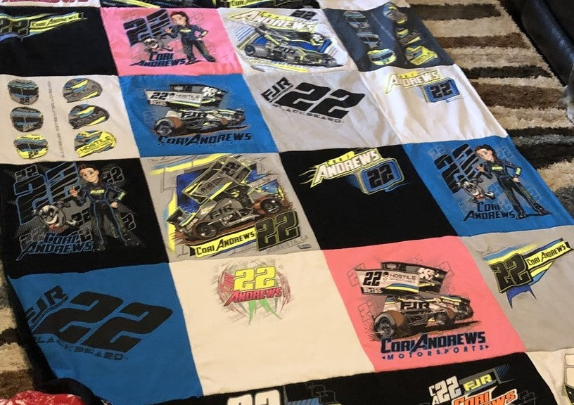 race t-shirt quilt