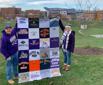 Customer story: Creating a game day t-shirt quilt
