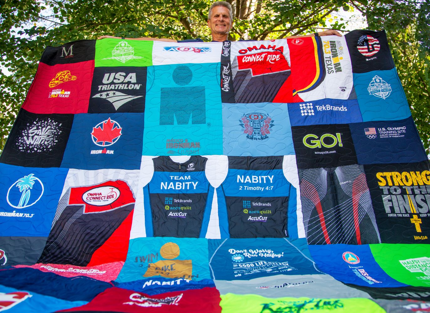 Jersey t shirt outlet quilt