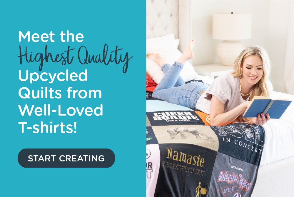 Meet the Highest Quality Upcycled Quilts from Well-Loved T-shirts!