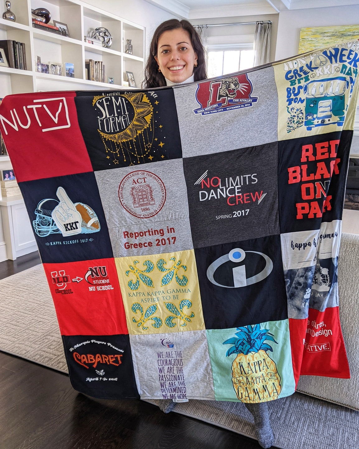 T-Shirt Quilts Create a Custom T-Shirt Blanket MemoryStitch