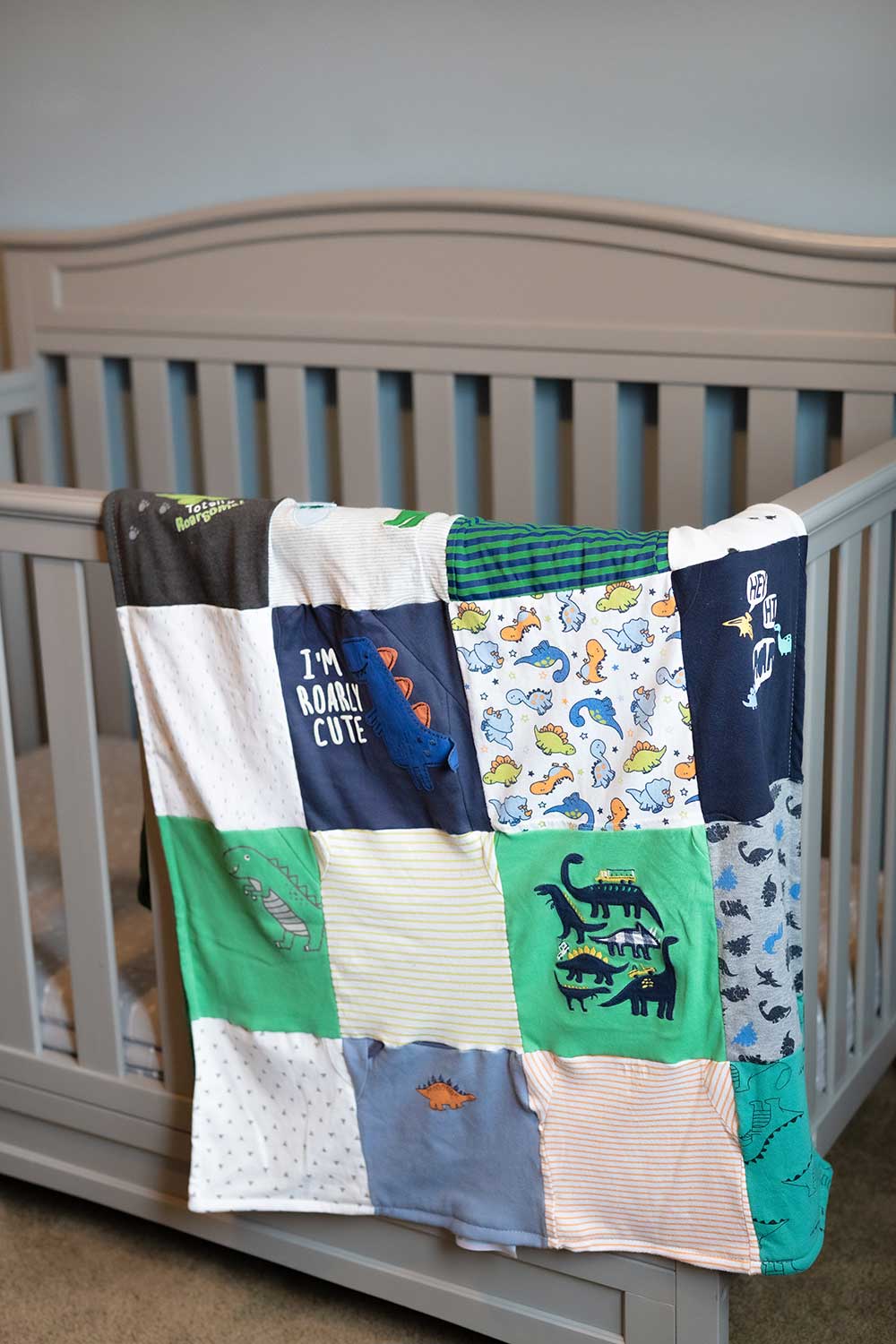 Quilted 2024 onesie baby