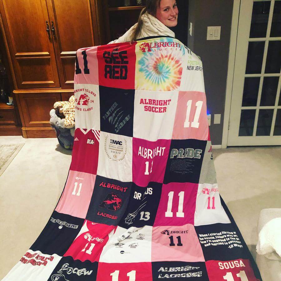 Blanket made of online shirts